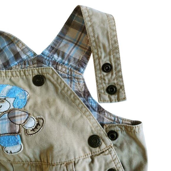 The Children's Place Bear Cargo Overalls size 3-6 Months - Picture 3 of 11